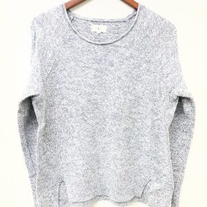 Lou & Grey Loft Knit Sweater Blue Women’s Size M Medium Long Sleeve Crew Neck